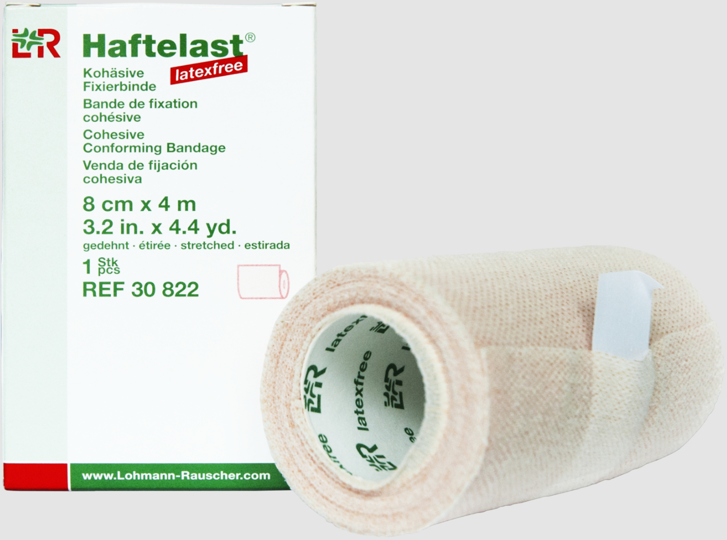 Haftelast elastisch fixatiewindsel 8 cm