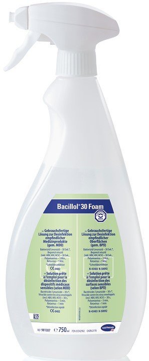 Desinfectie spray Bacillol 750 ml 8 stuks