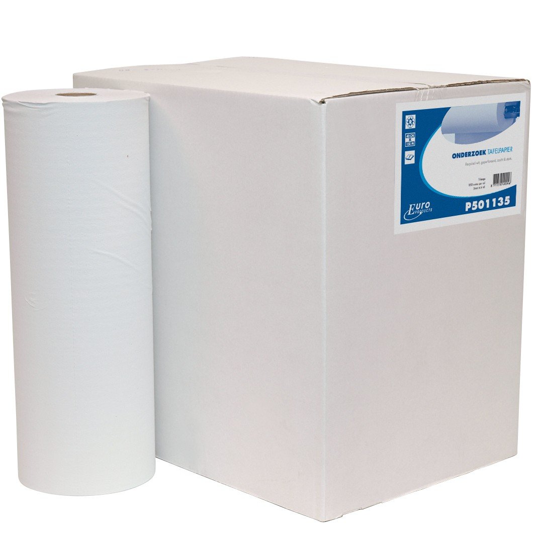 Onderzoekbankpapier 1-laags 40cmx150m Doos 5 Rollen