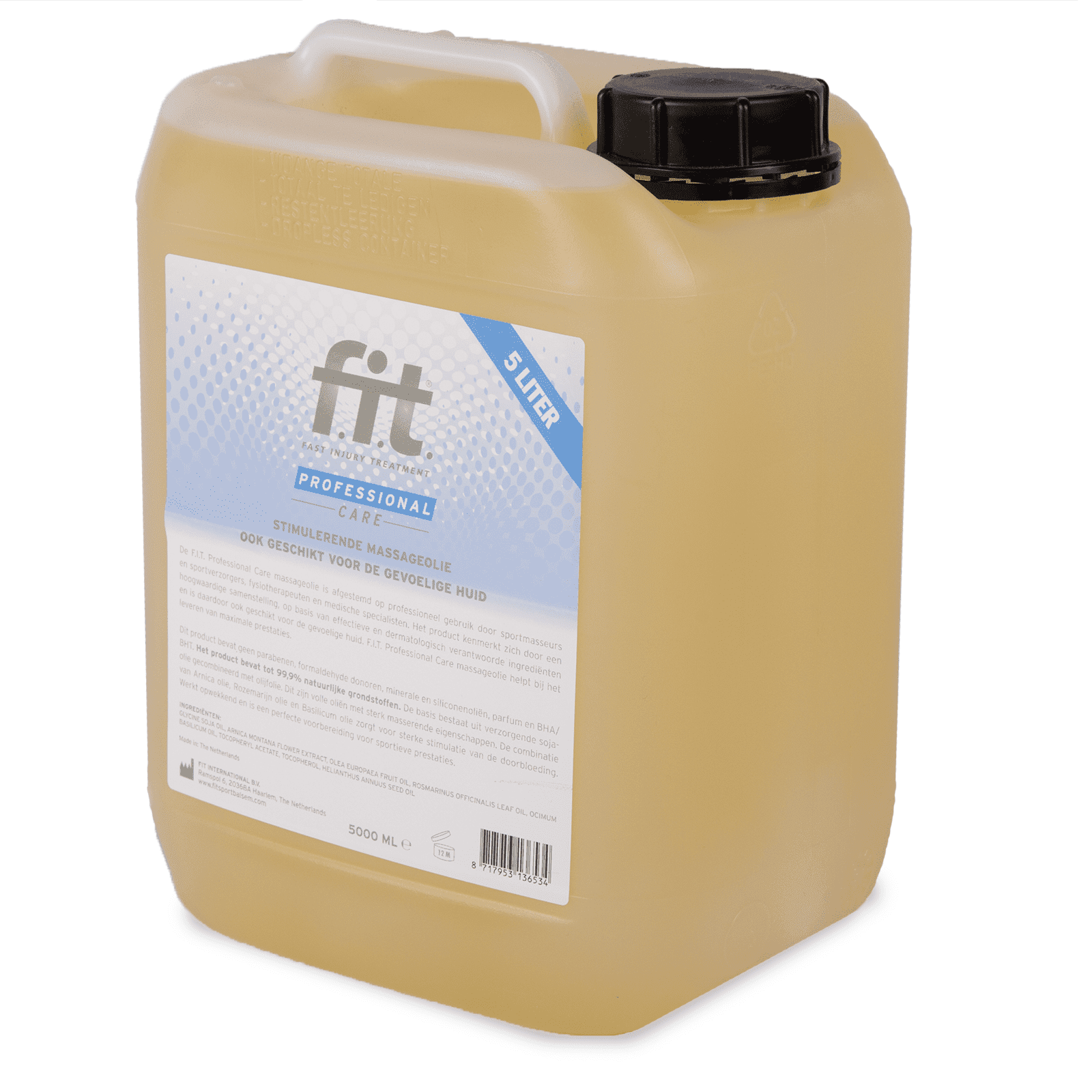 Pomp FIT massage olie 5 liter