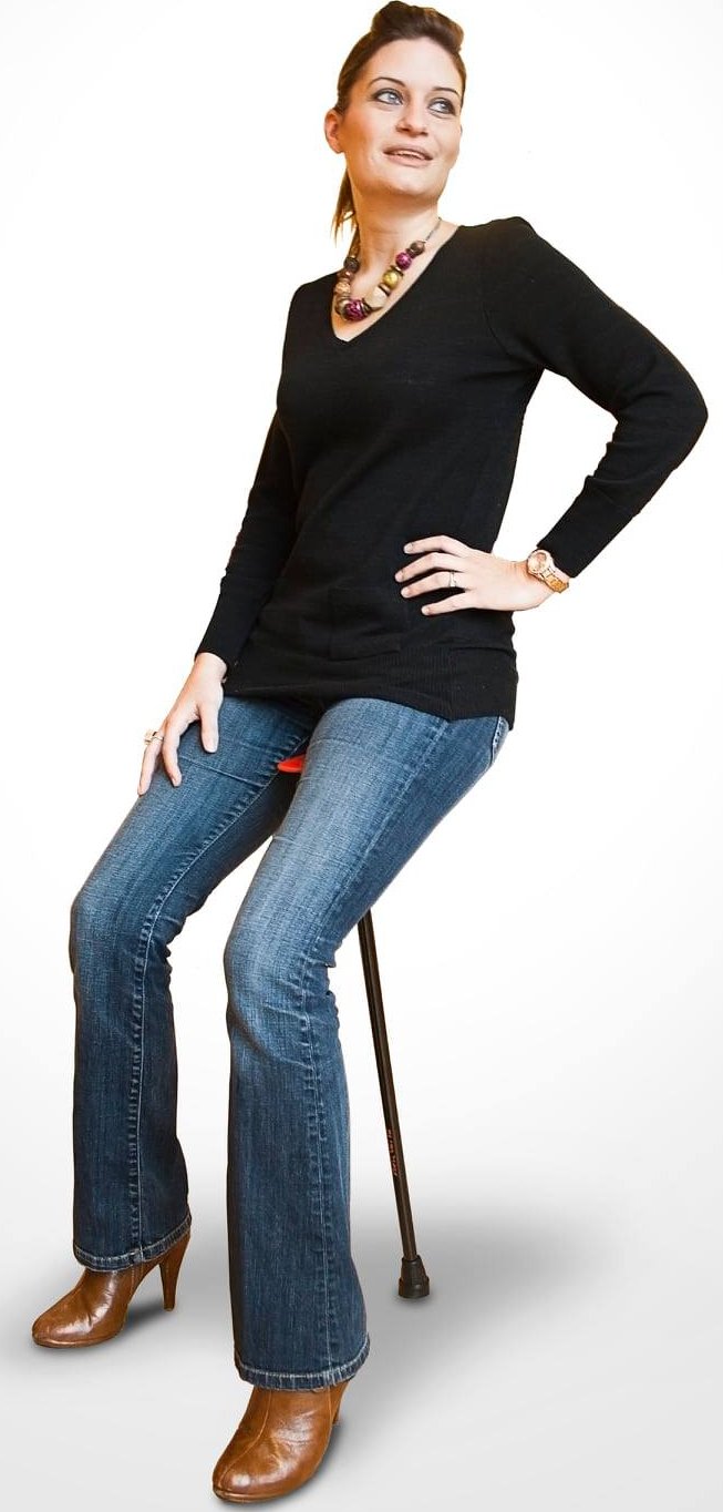 Flipstick comfortabel zitten