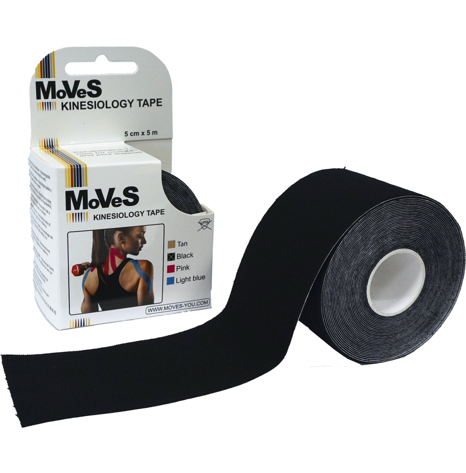 Kinesiotape Zwart Moves