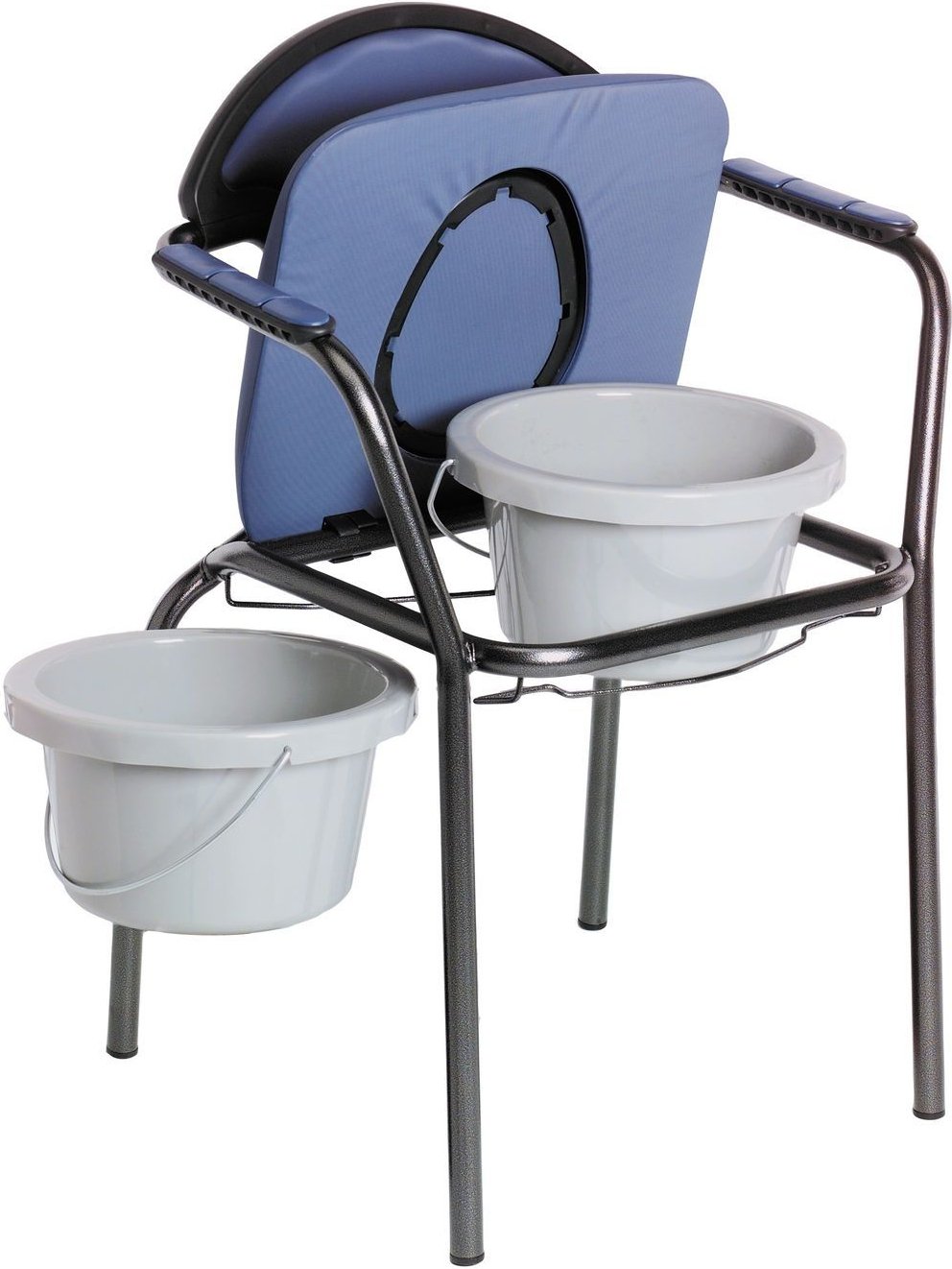 Toiletstoel verstelbaar Blauw