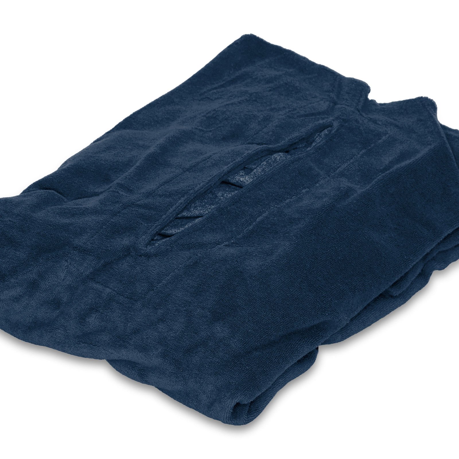 Hoeslaken Donkerblauw met uitsparing