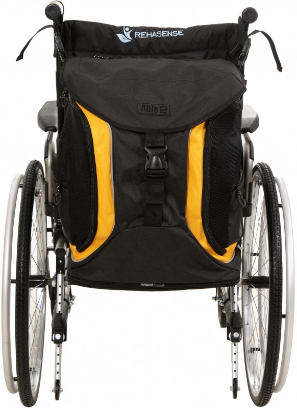 rolstoel tas torba go zwart geel