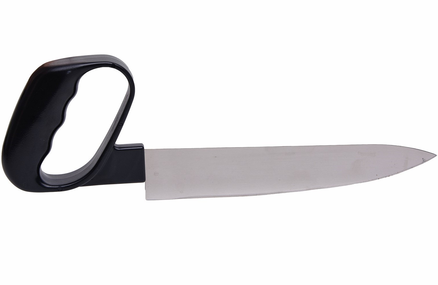 Ergonomisch chefmes met gehoekte handgreep