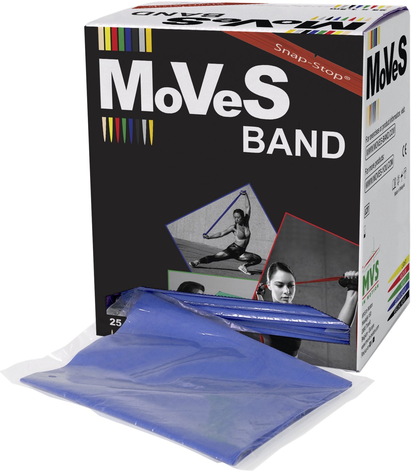 Fitness band 1,5 m - 25 st Extra zwaar Moves