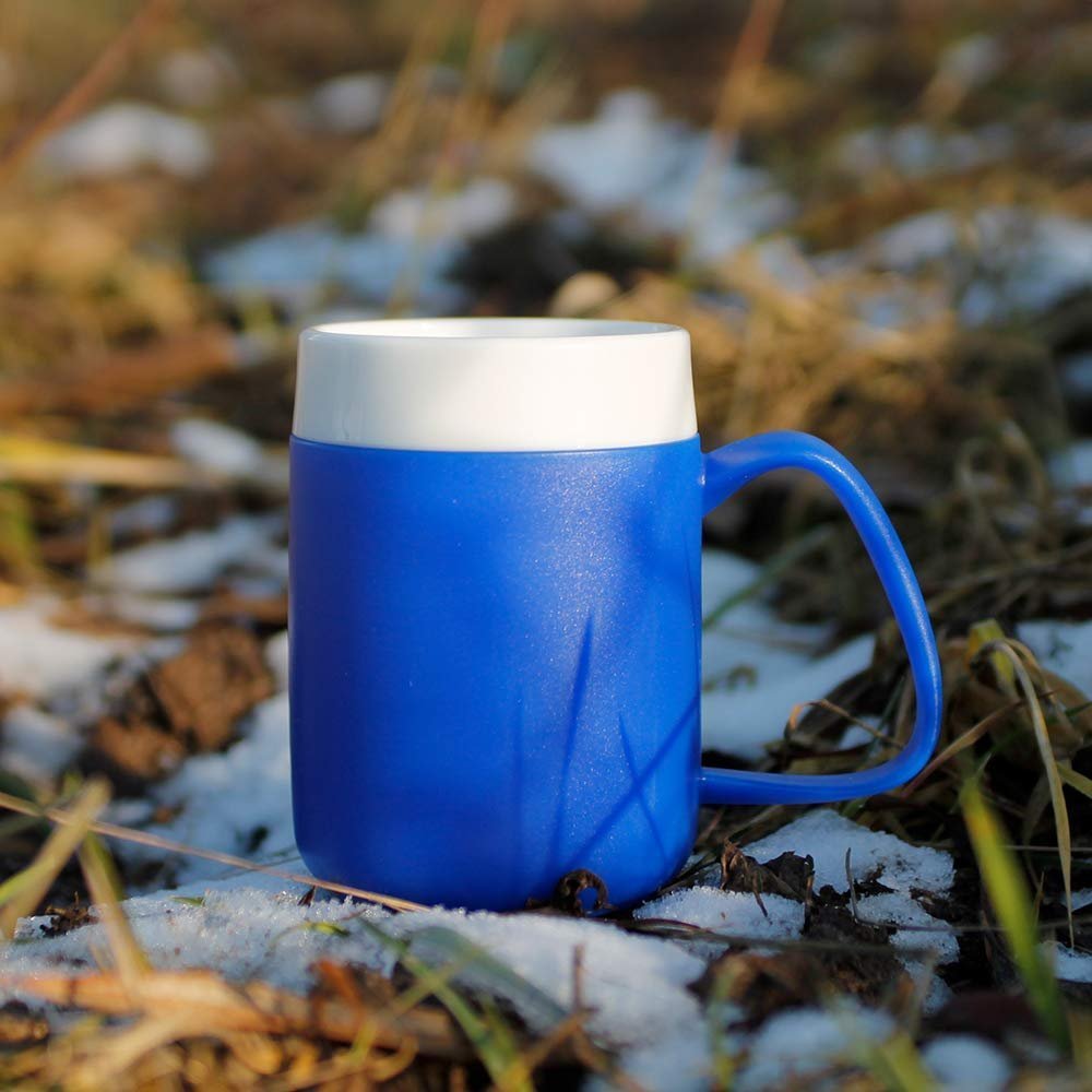 Warmhoudbeker Ornamin Blauw