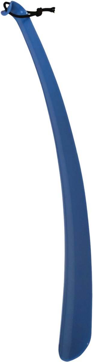 plastic schoenlepel blauw