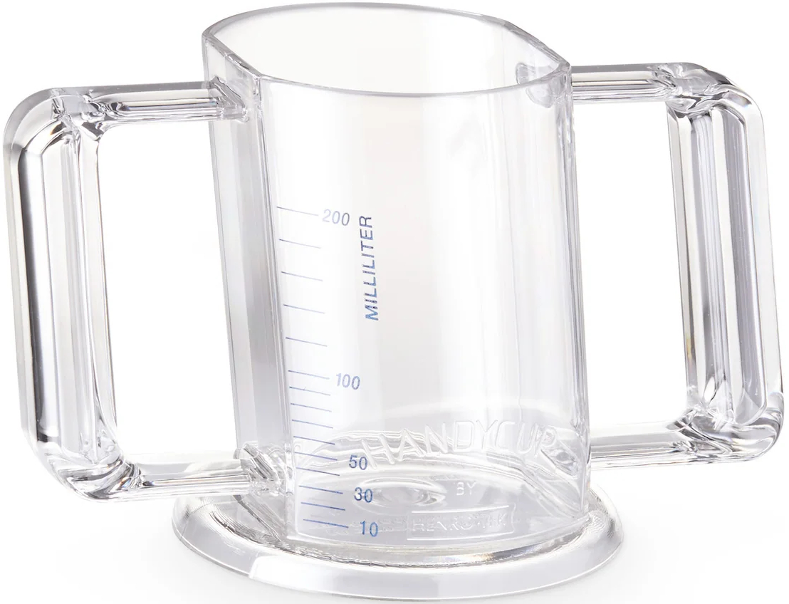 beker met handvaten handycup inhoud