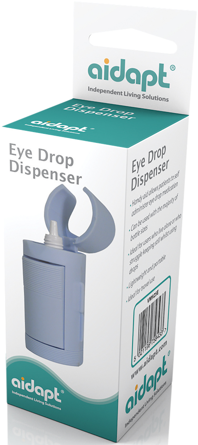 hulpmiddel voor oogdruppelen aidapt