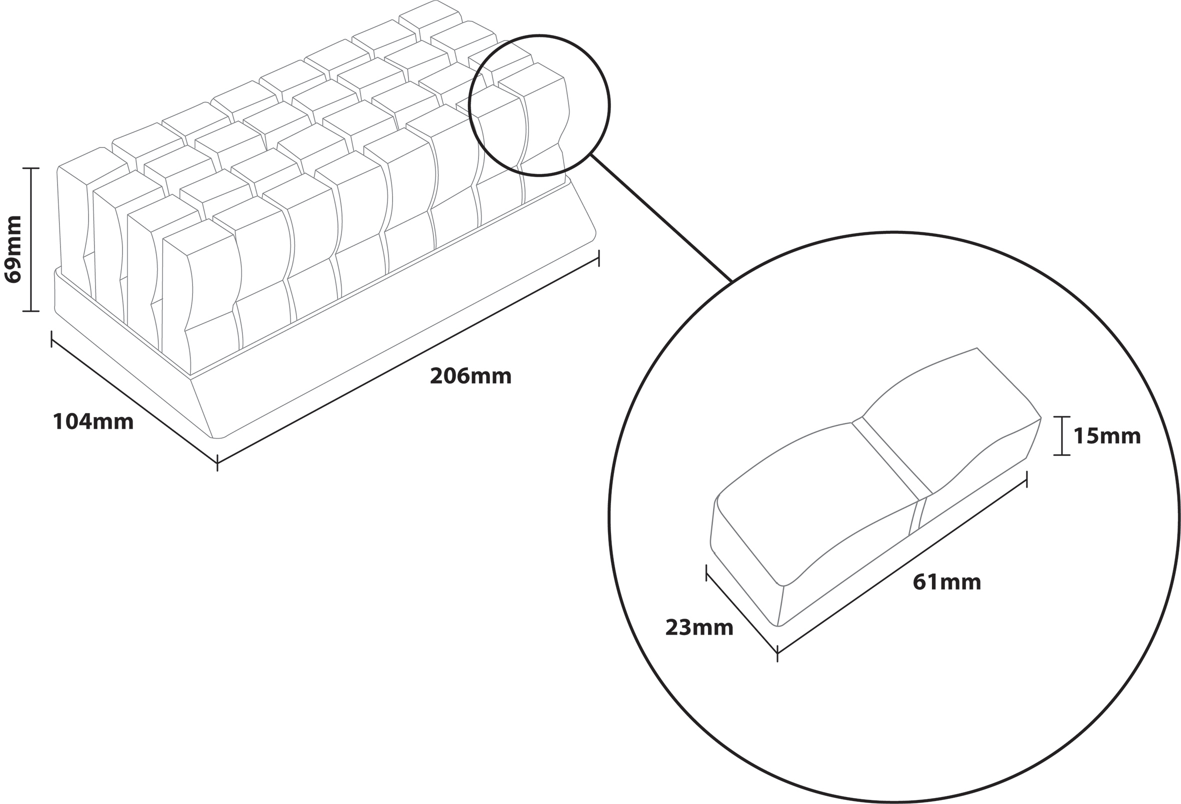 pillendoos maand afmetingen
