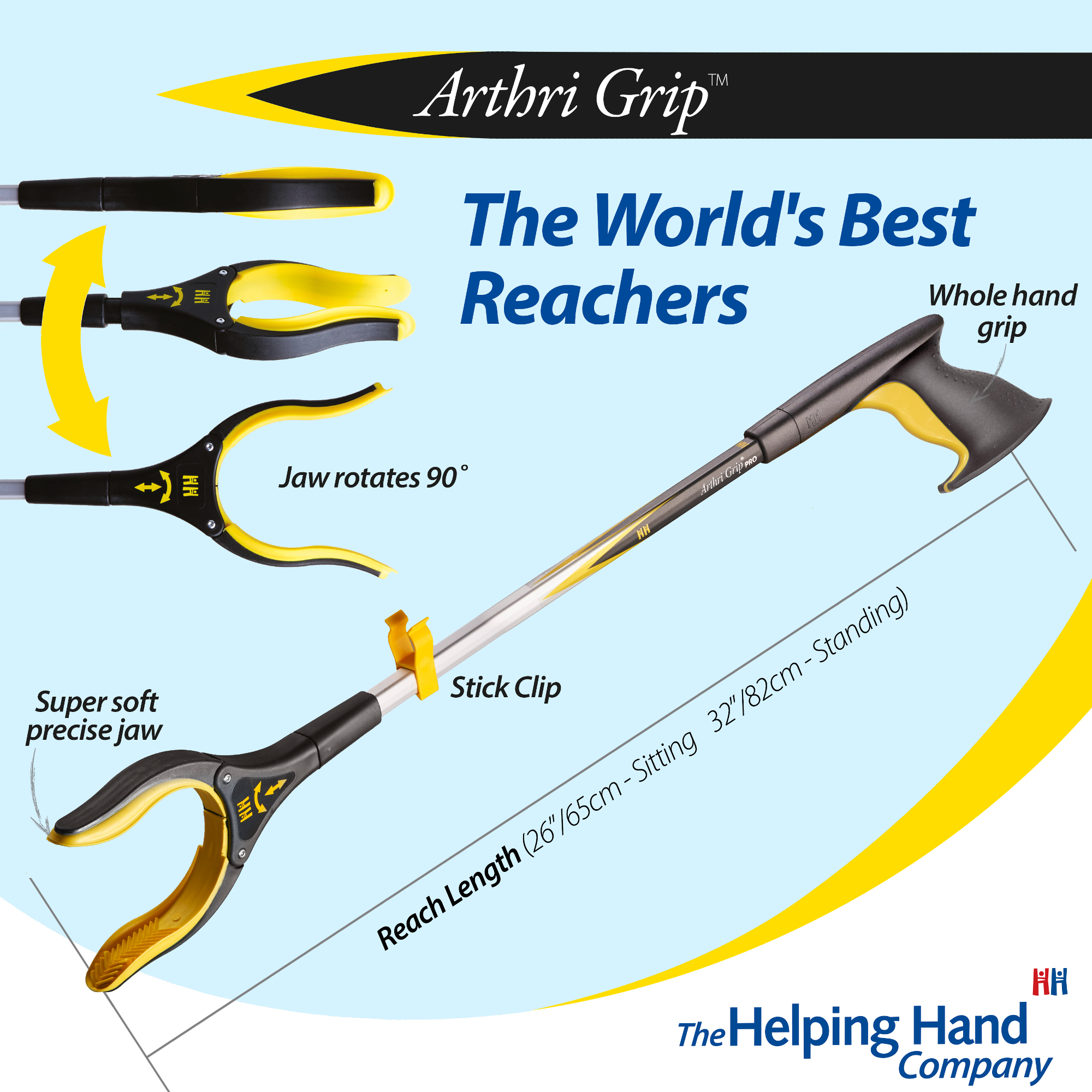 Helping Hand grijper ArthiGrip Pro kenmerken