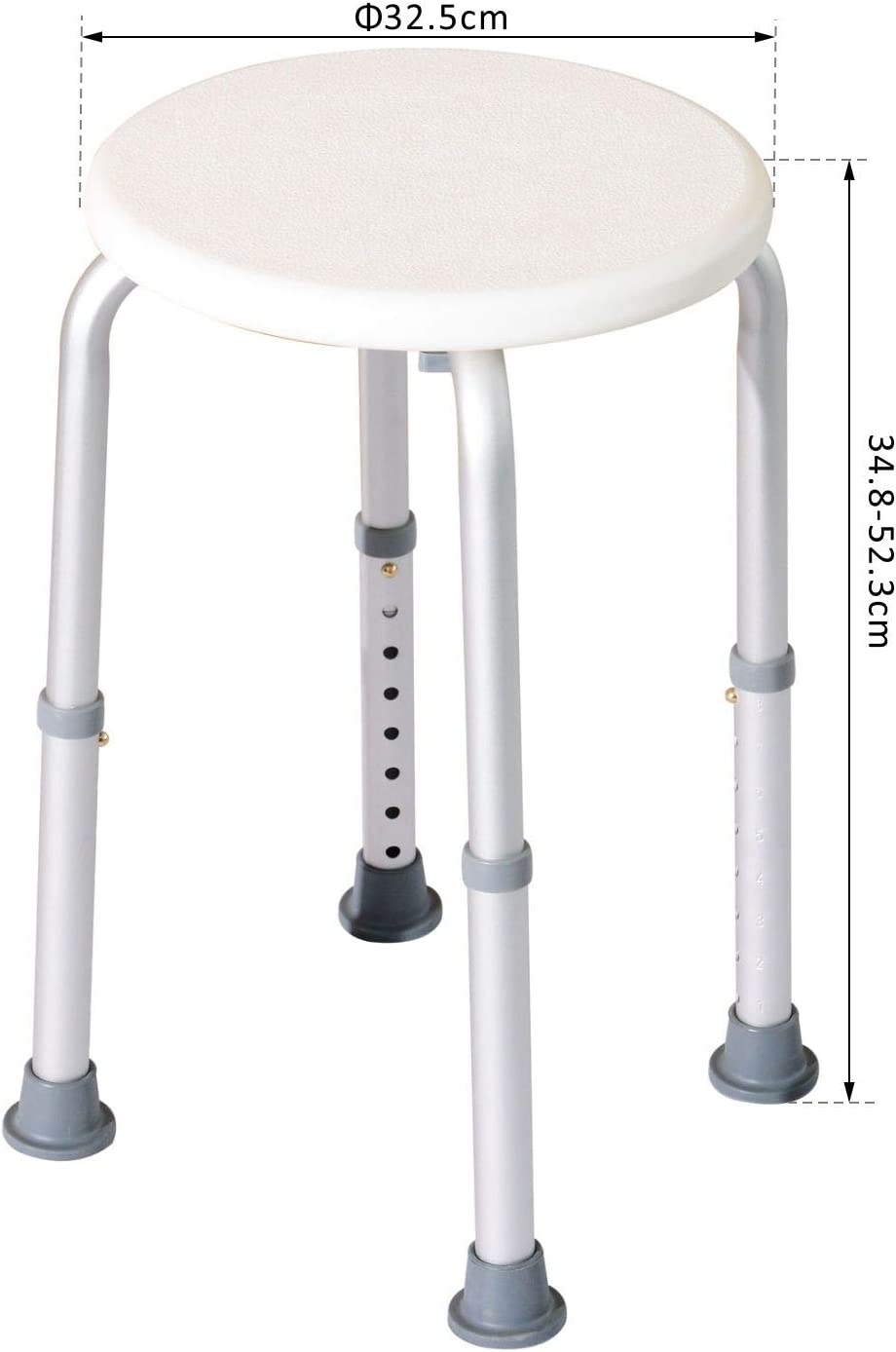 Douchekruk Rond Douche kruk Wit douchekrukje Beste prijs