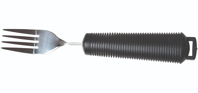 aangepaste vork zwart basic