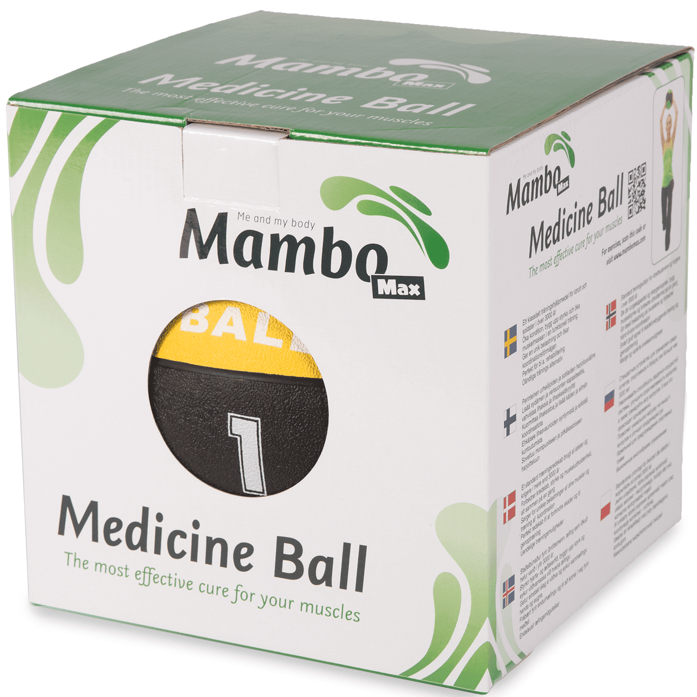 Medicine ball 1 kg Mambo Max