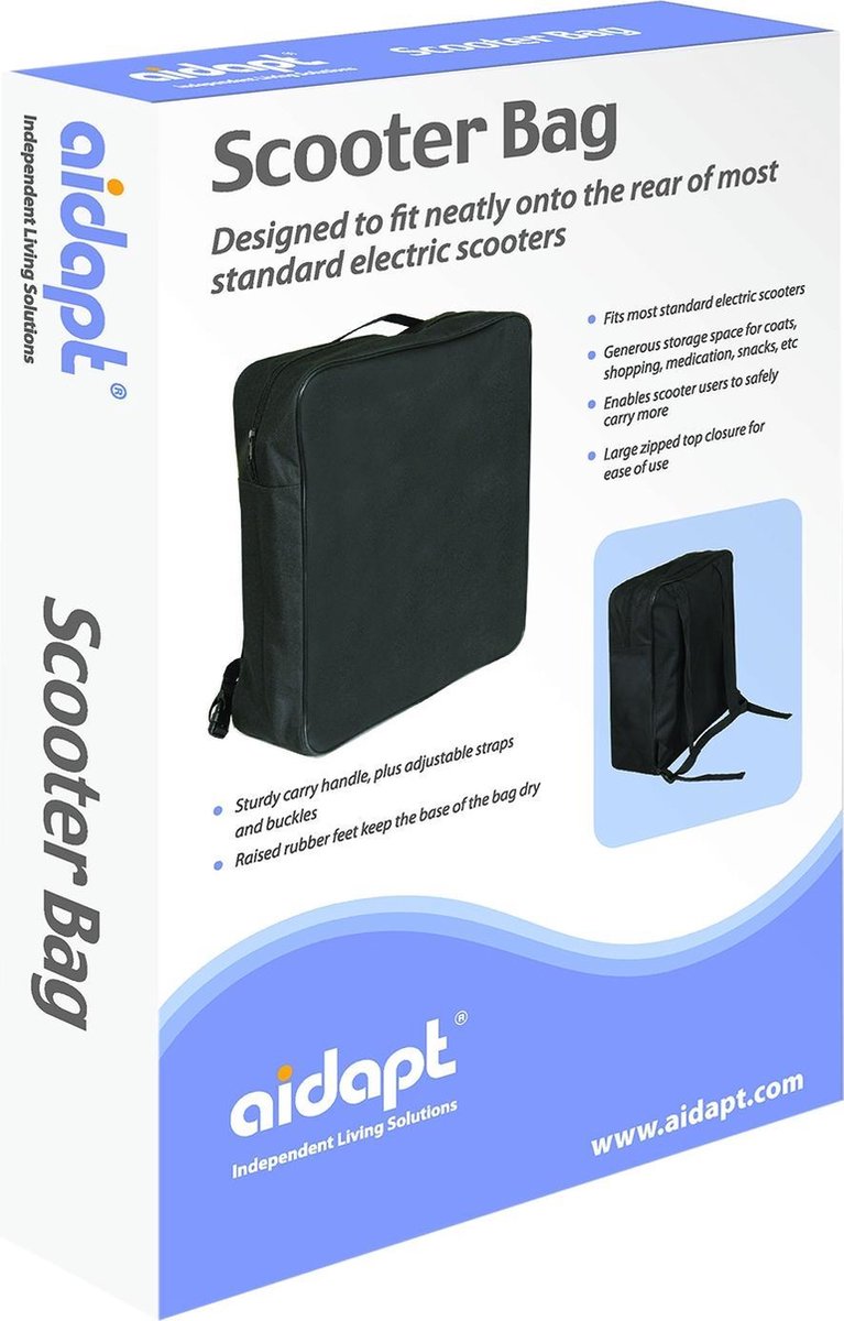 scooterbag zwart basic aidapt