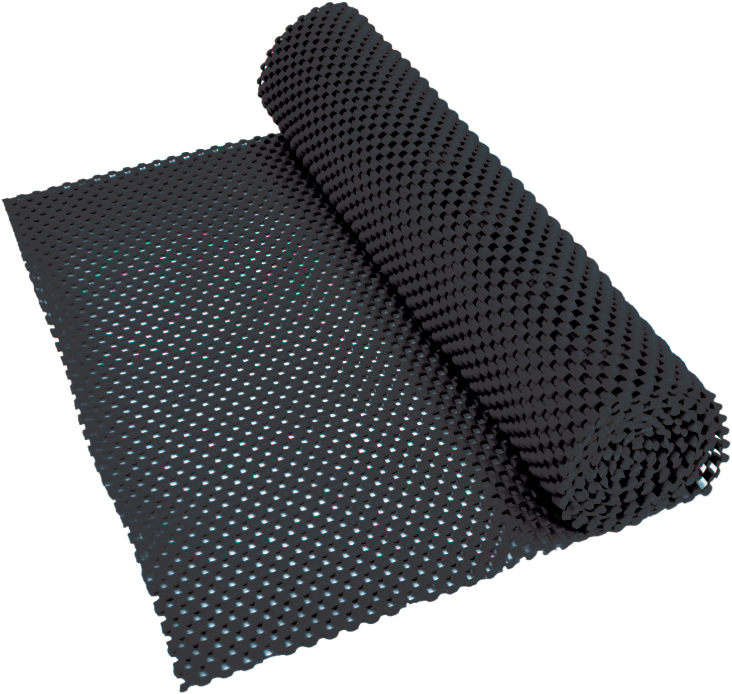 Anti-slip mat op rol - Zwart - 150 x 30 cm - waterdoorlatend