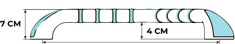 wandbeugel badkamer 60 cm afmetingen