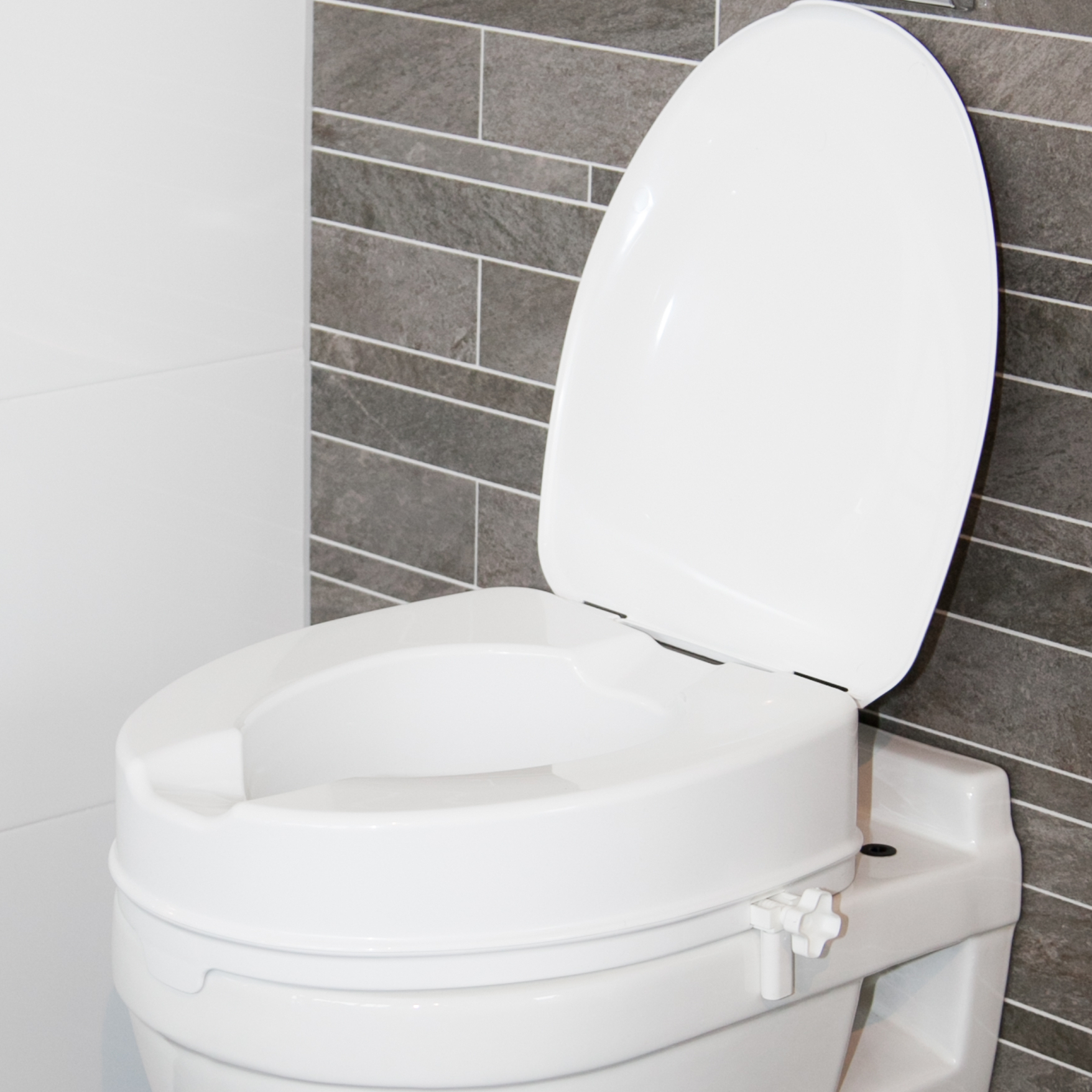 WC verhoger met deksel 10 cm