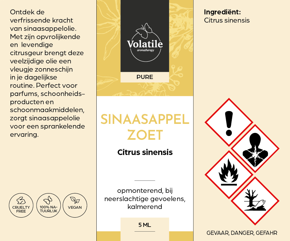 sinaasappel etherische olie 5 ml verpakking