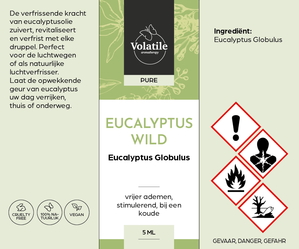 eucalyptus olie volatile verpakking 5 ml