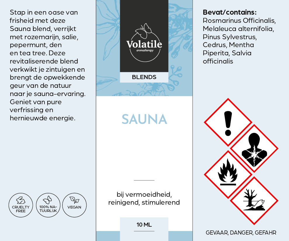 sauna etherische olie 10 ml verpakking