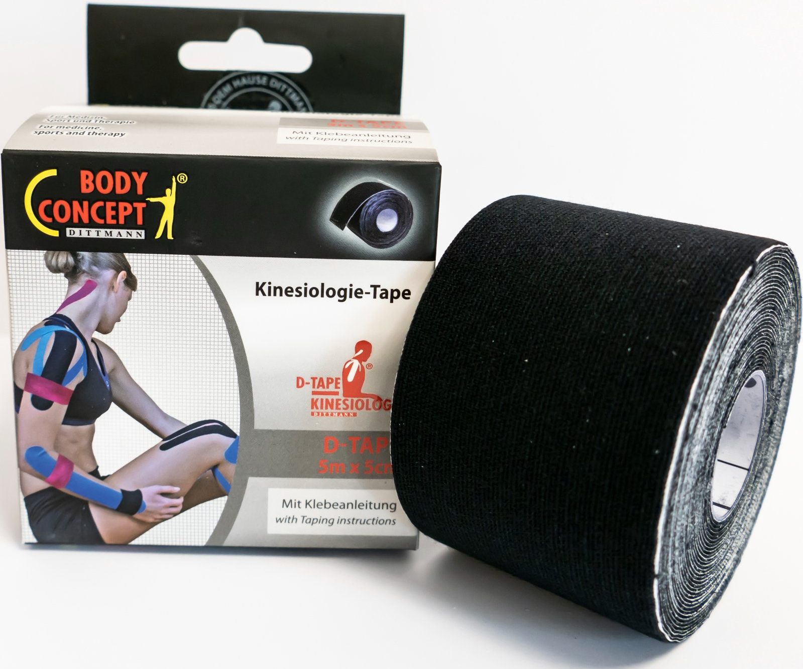 kinesiotape zwart body concept