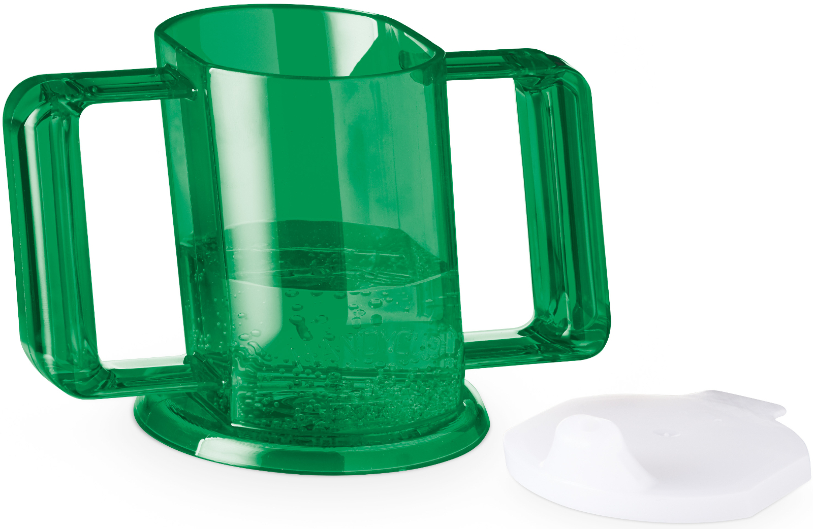 handycup drinkbeker groen met deksel