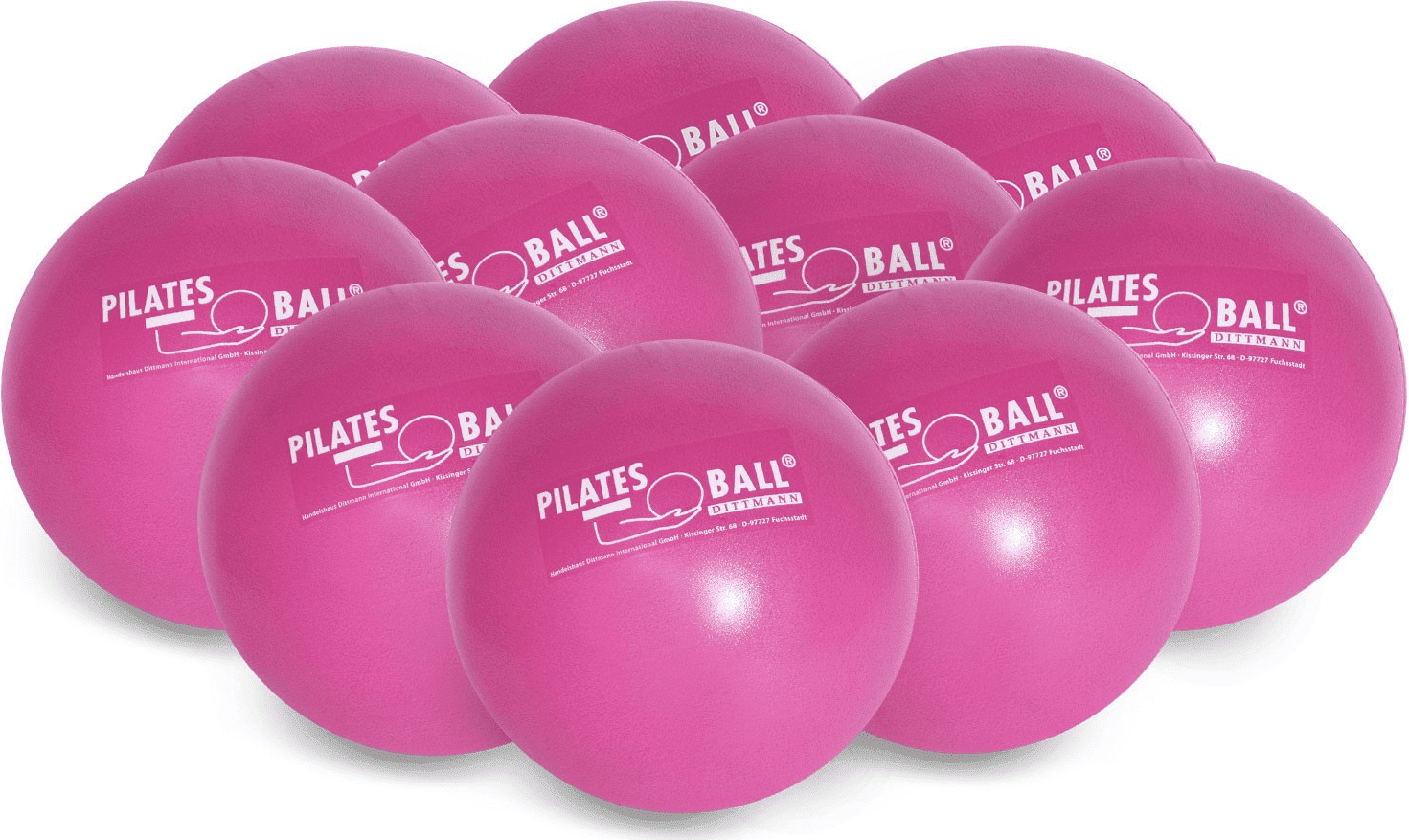Pilates bal Dittmann 26 cm - Roze