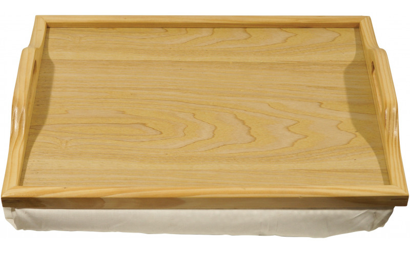 schootdienblad met kussen beige aidapt