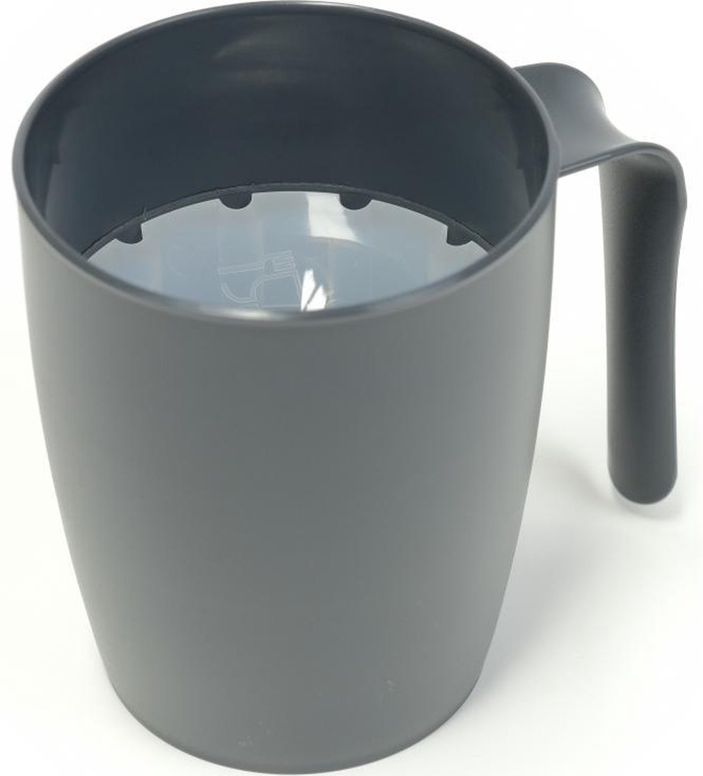 SassCup | Aangepaste beker Parkinson | Drinkbeker Grijs