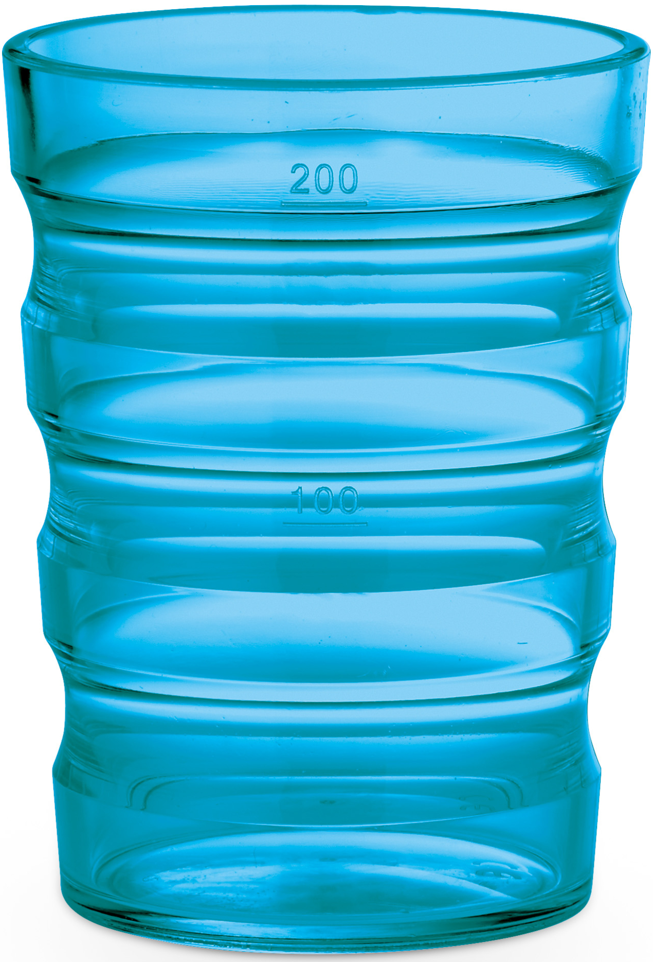 ribbelbeker sure grip blauw