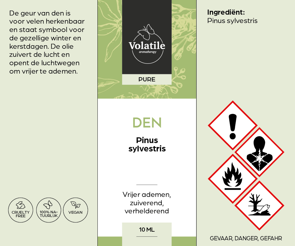 dennenolie etherisch verpakking 10 ml