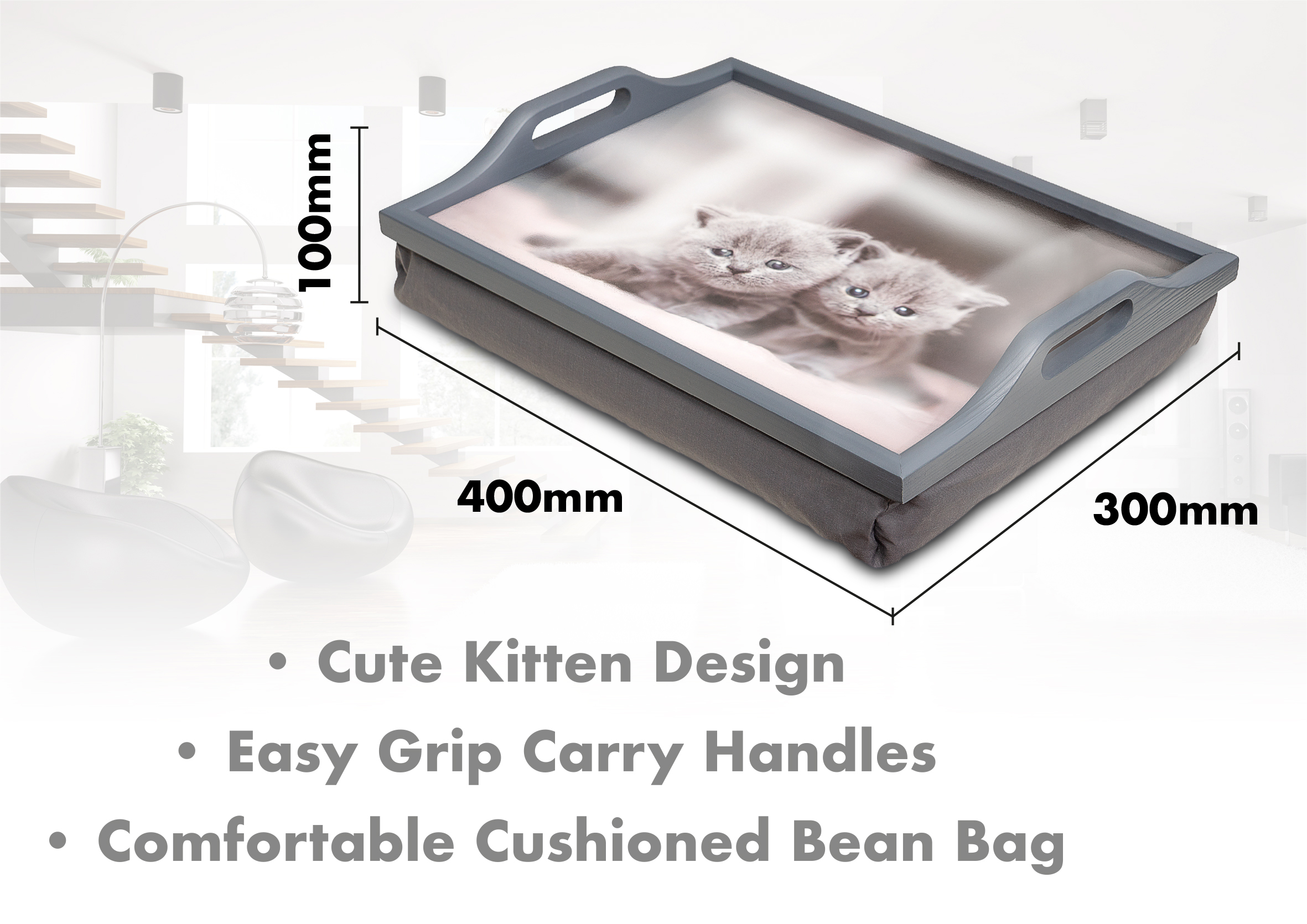 laptray schootkussen kittens aidapt