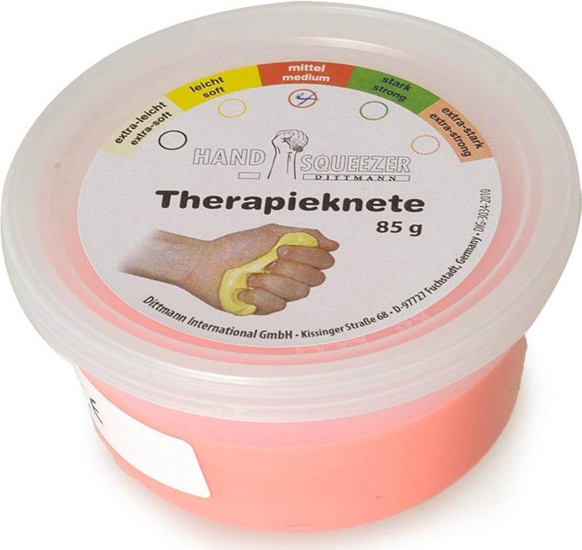 putty handtrainer medium roze