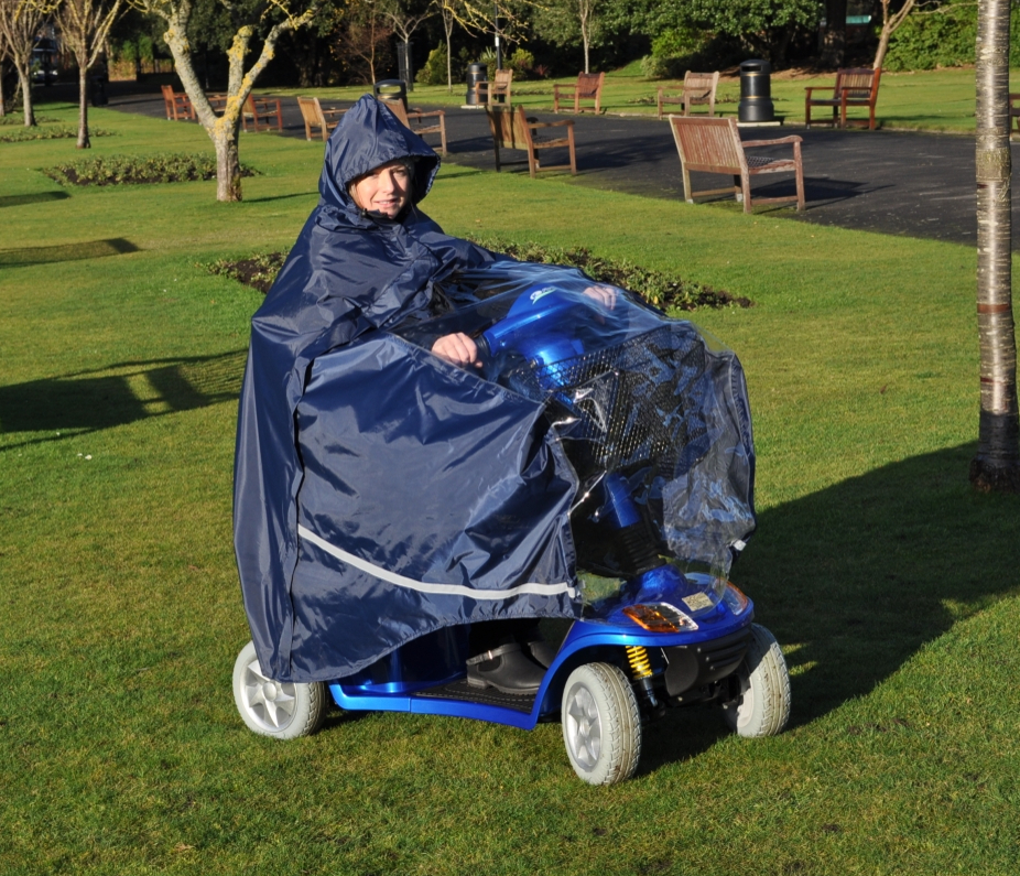 regencape voor op scootmobiel