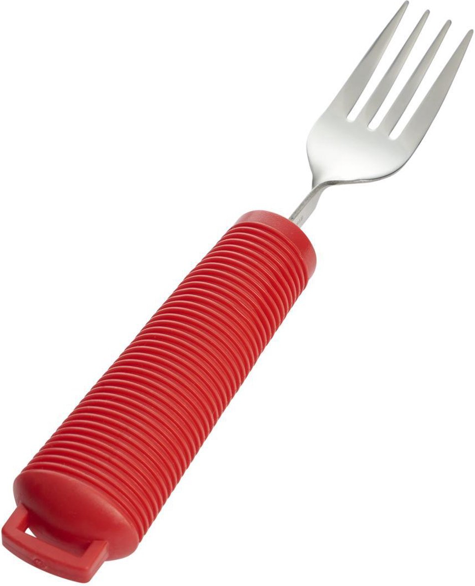 aangepaste vork rood