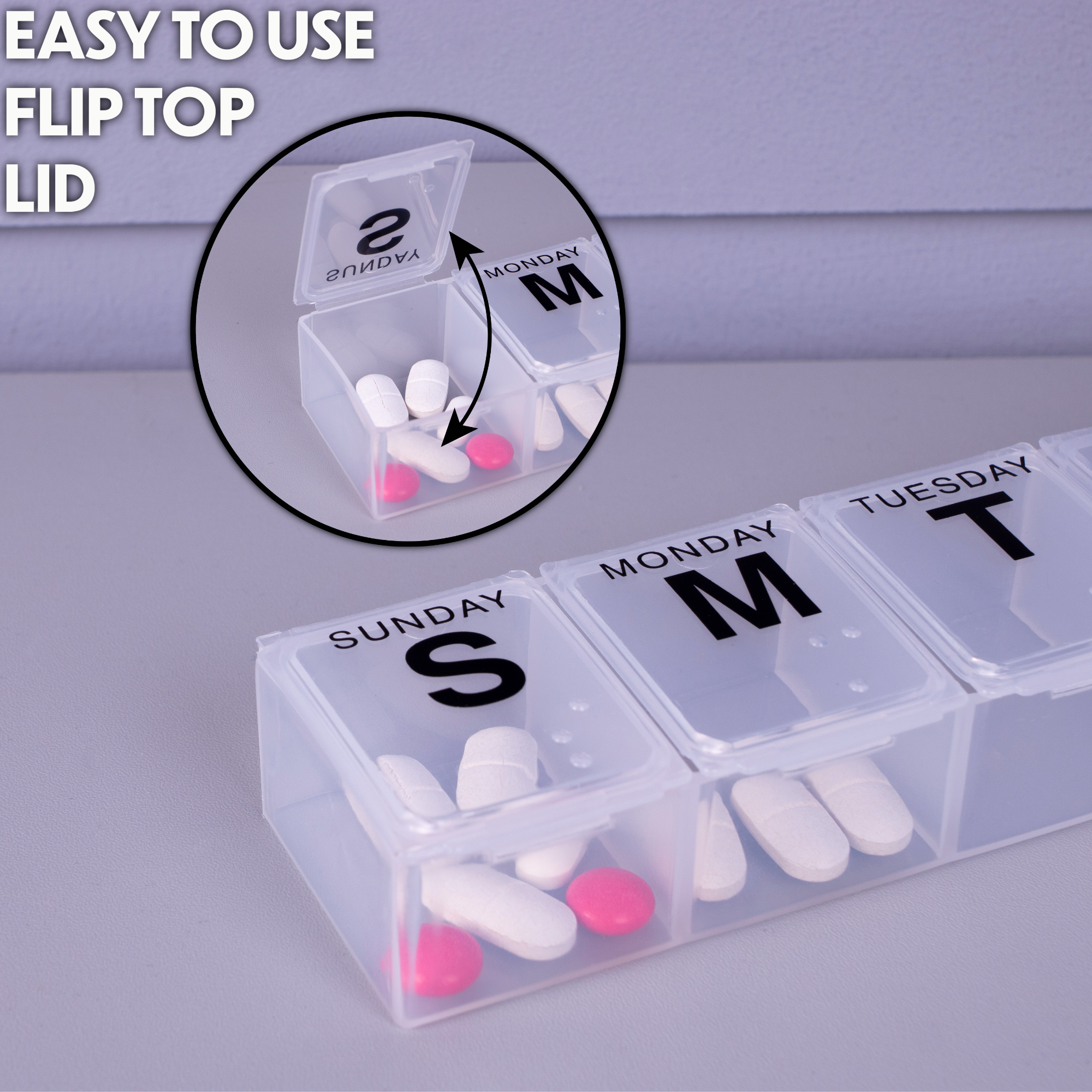 medicijndoos grote vakken aidapt