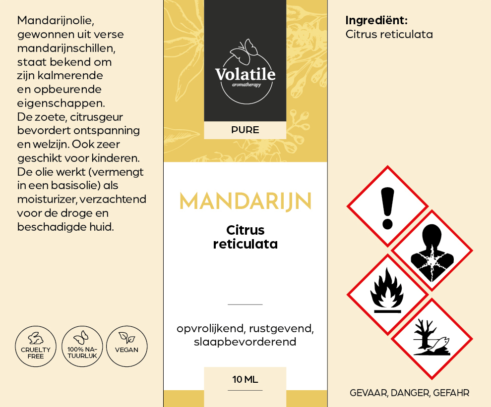 mandarijnolie 10 ml verpakking