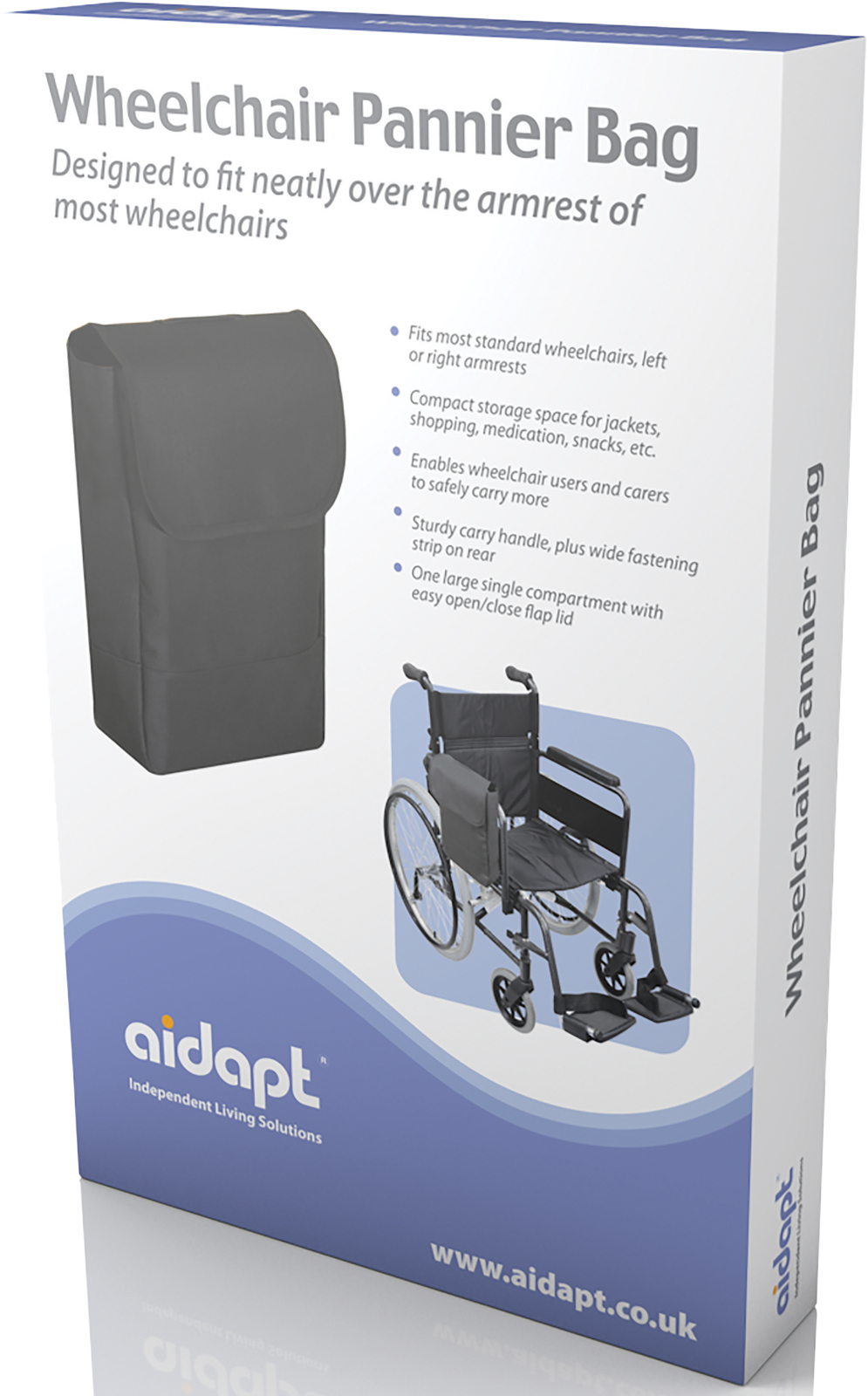 rolstoeltas armleuning aidapt verpakking