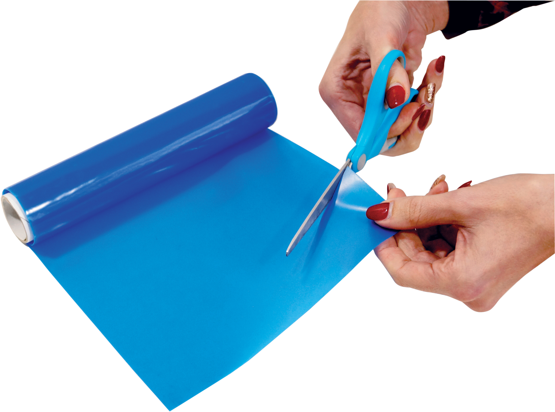 anti-slip rol siliconen blauw op maat knippen