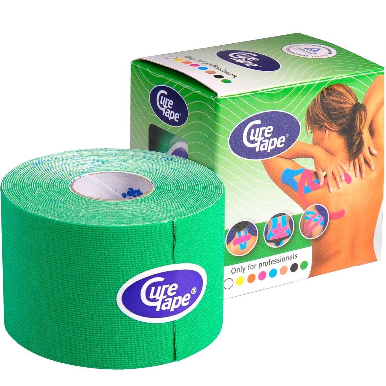 CureTape Groen Sporttape Kinesiotape Laagste prijs