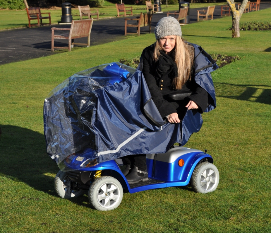 regenponcho voor op scootmobiel