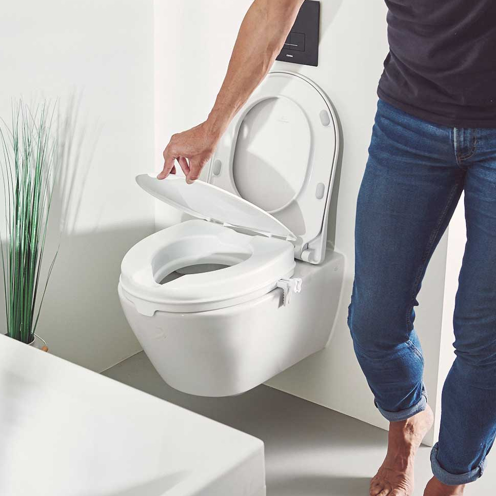 WC verhogers met deksel 10 cm