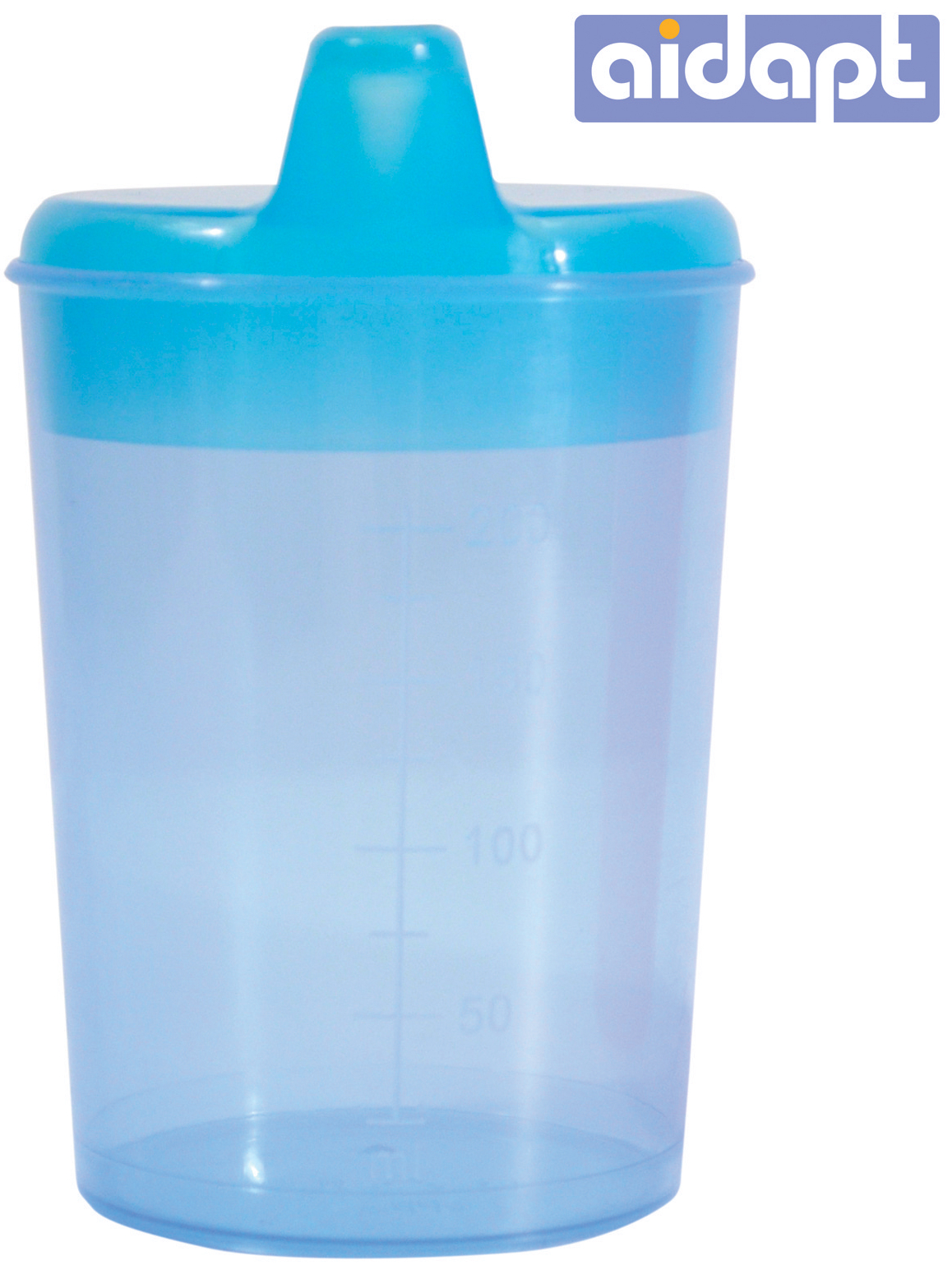 drinkbeker met tuit ouderen blauw aidapt