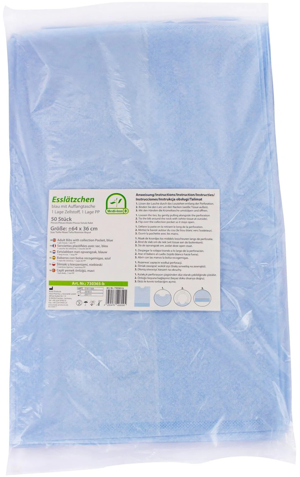 disposable slabben volwassenen 50 st