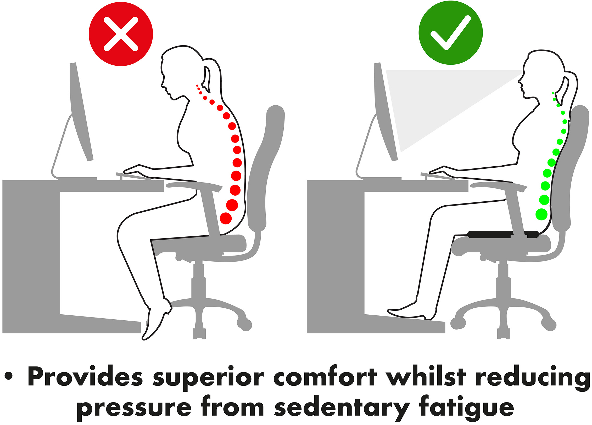 stuitkussen ergonomisch zitten aidapt