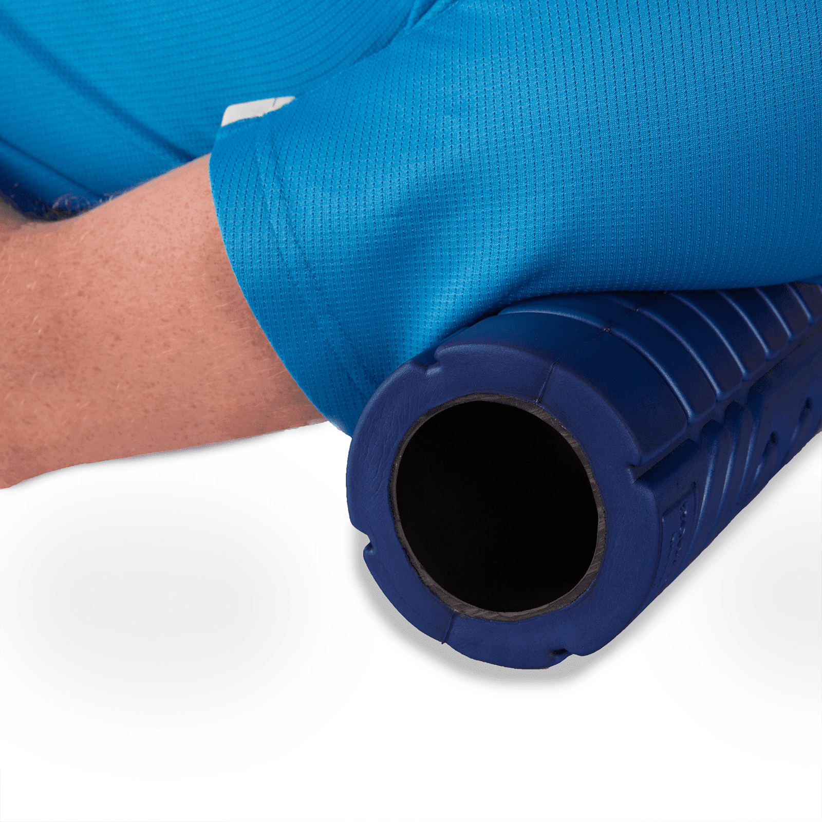 Foam roller 30 cm Blauw