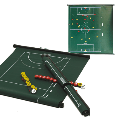 Coachbord magnetisch voetbal oprolbaar Large - Cawila